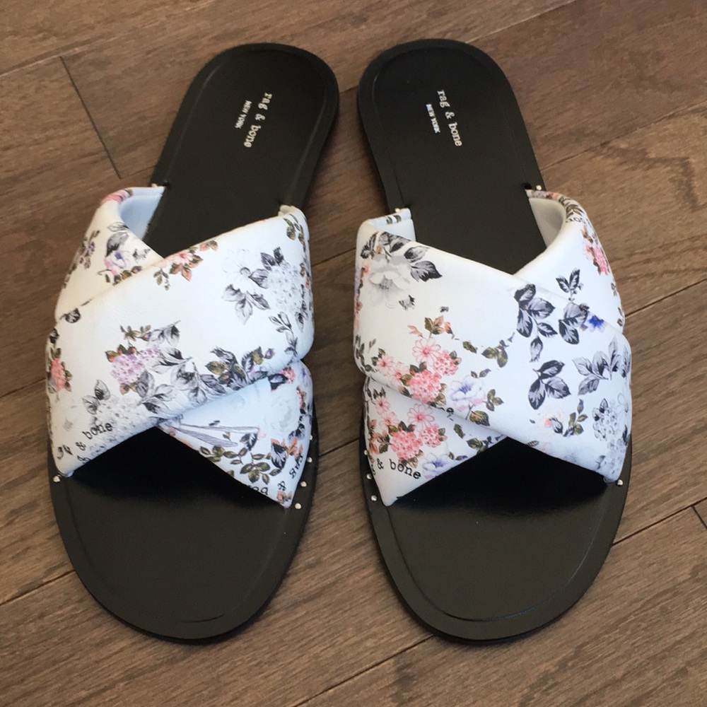 Rag & Bone Floral Print Flat(2)